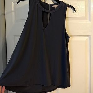 Banana republic slate grey sleeveless top